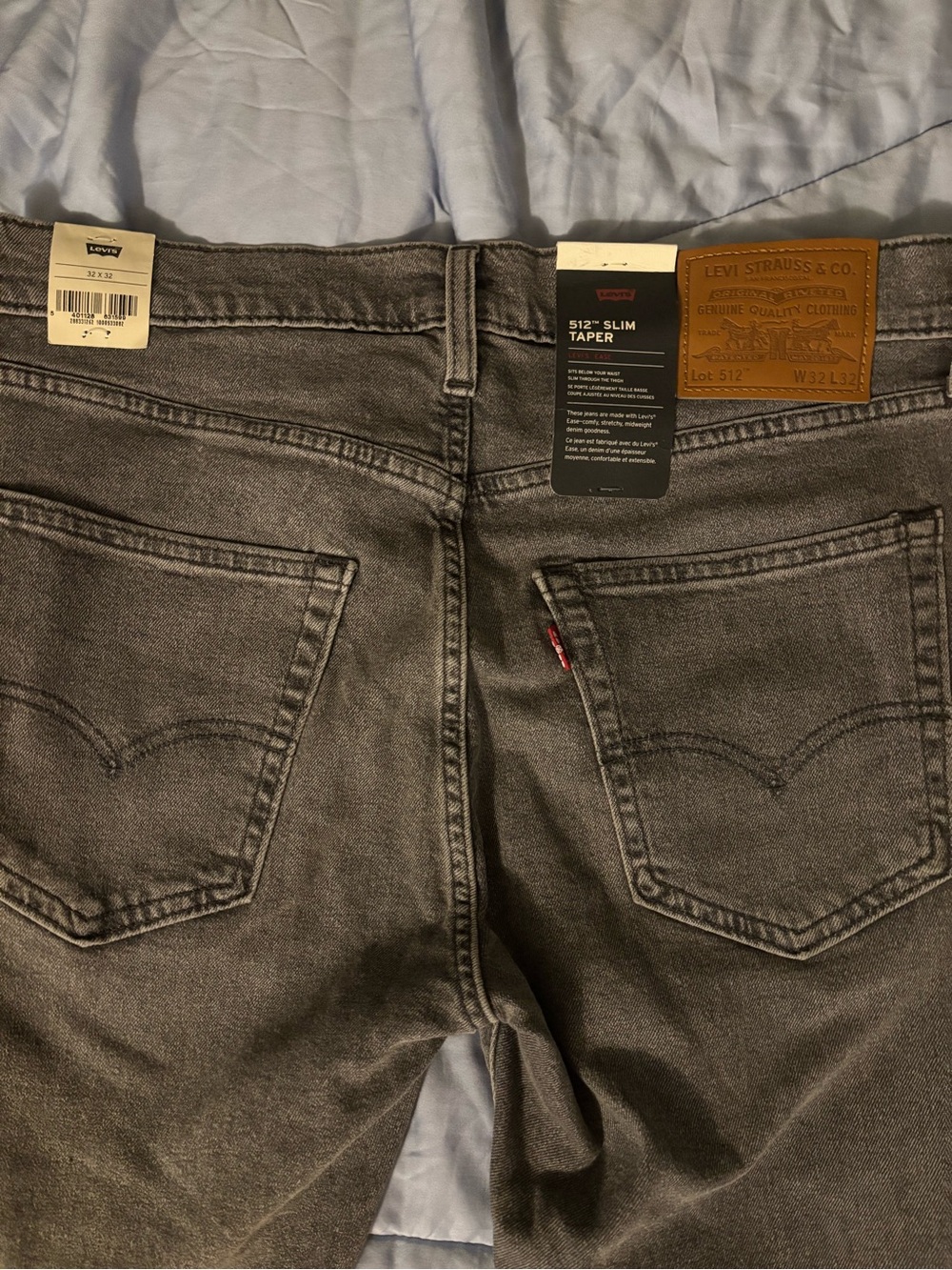 Levi's Slim Taper Jeans - Charcoal Gray